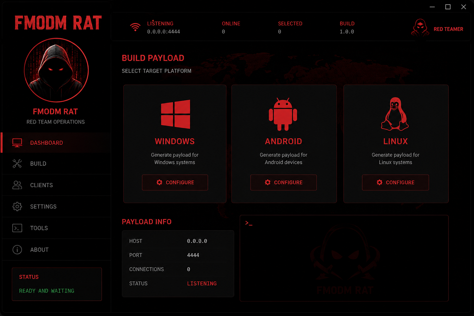 FMODM dashboard hero mockup